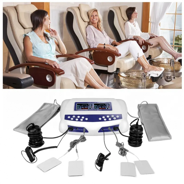 Newest Dual Ionic Detox Cleanse Spa Machine 3 In 1 upgrade 8 detox working modes